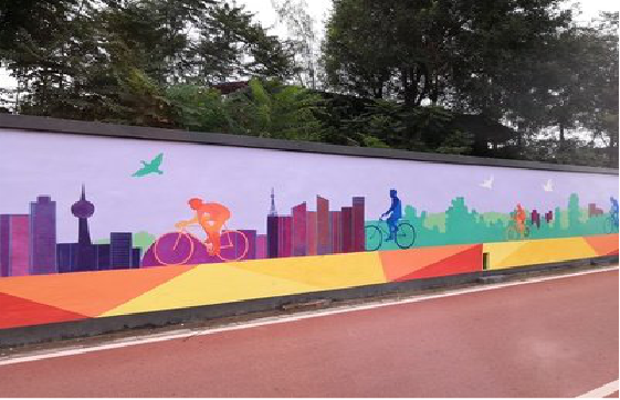 东兰墙体彩绘-围墙