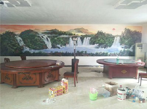 东兰墙绘-写实风景