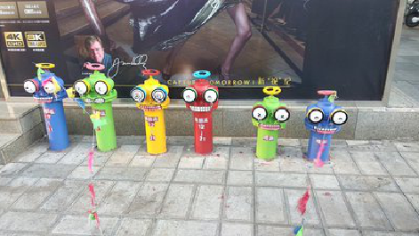 东兰商业区彩绘