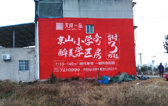 东兰墙体彩绘宣传效果如何？