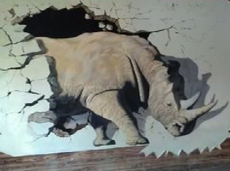 东兰在墙绘中，如何绘制3D效果？