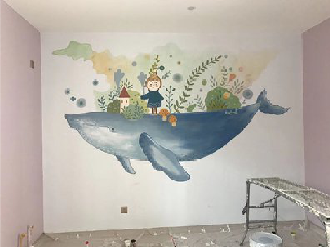 东兰手绘墙的特点及优势。